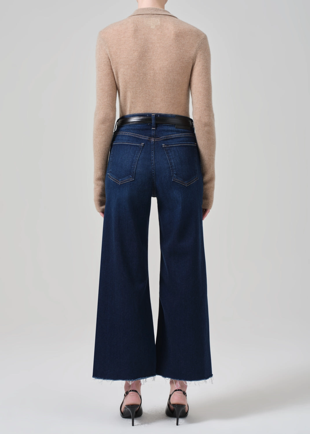 Lyra Wide Leg Crop in Lotus Modern Minimalist Creative Look Home Comfort