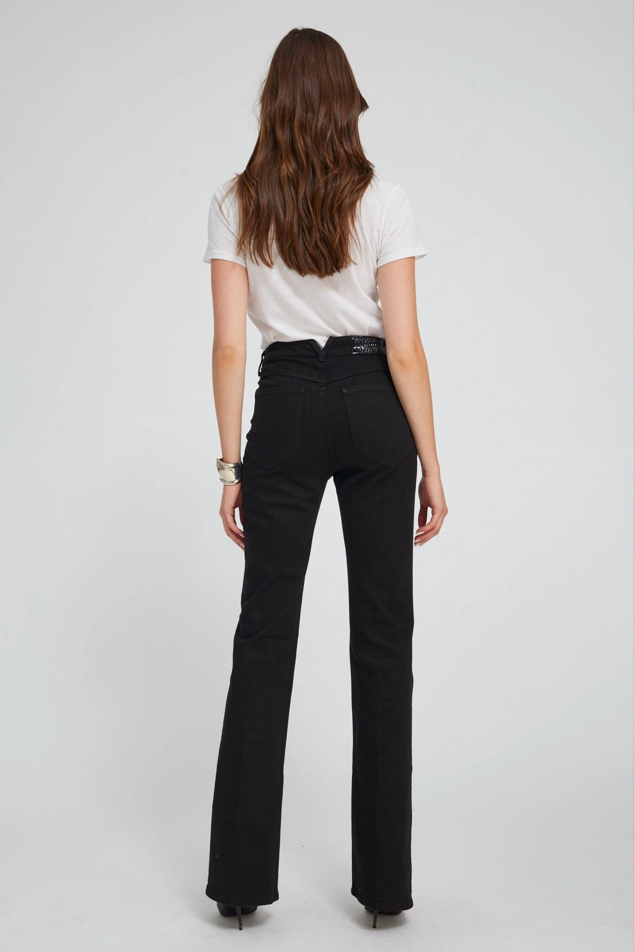 Stevie Micro Flare Denim Sporty Cut