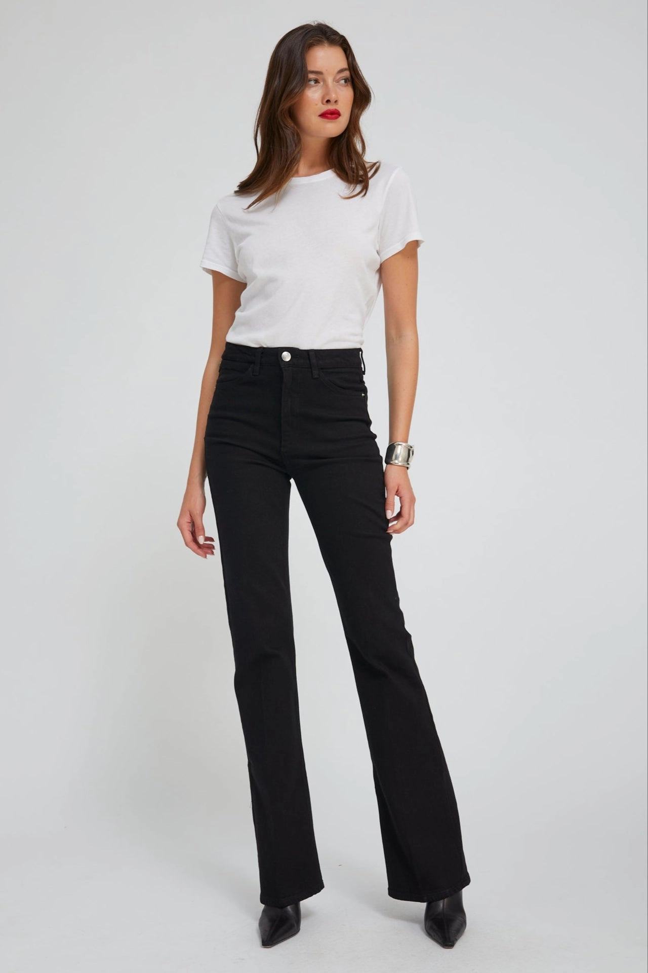 Stevie Micro Flare Denim Quick drying material Soft Performance