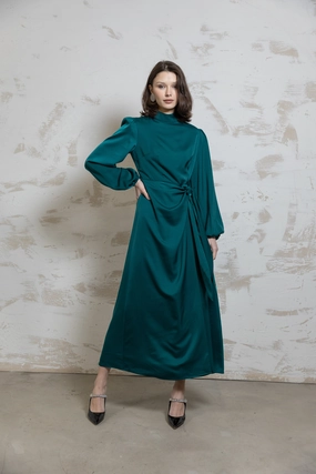 Fabianna Maxi Teal Modest Light