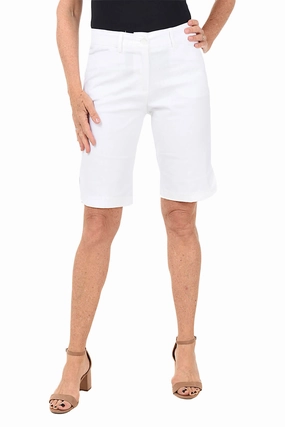 Button-Front Bermuda Short Breathable Cut Breathable Liner