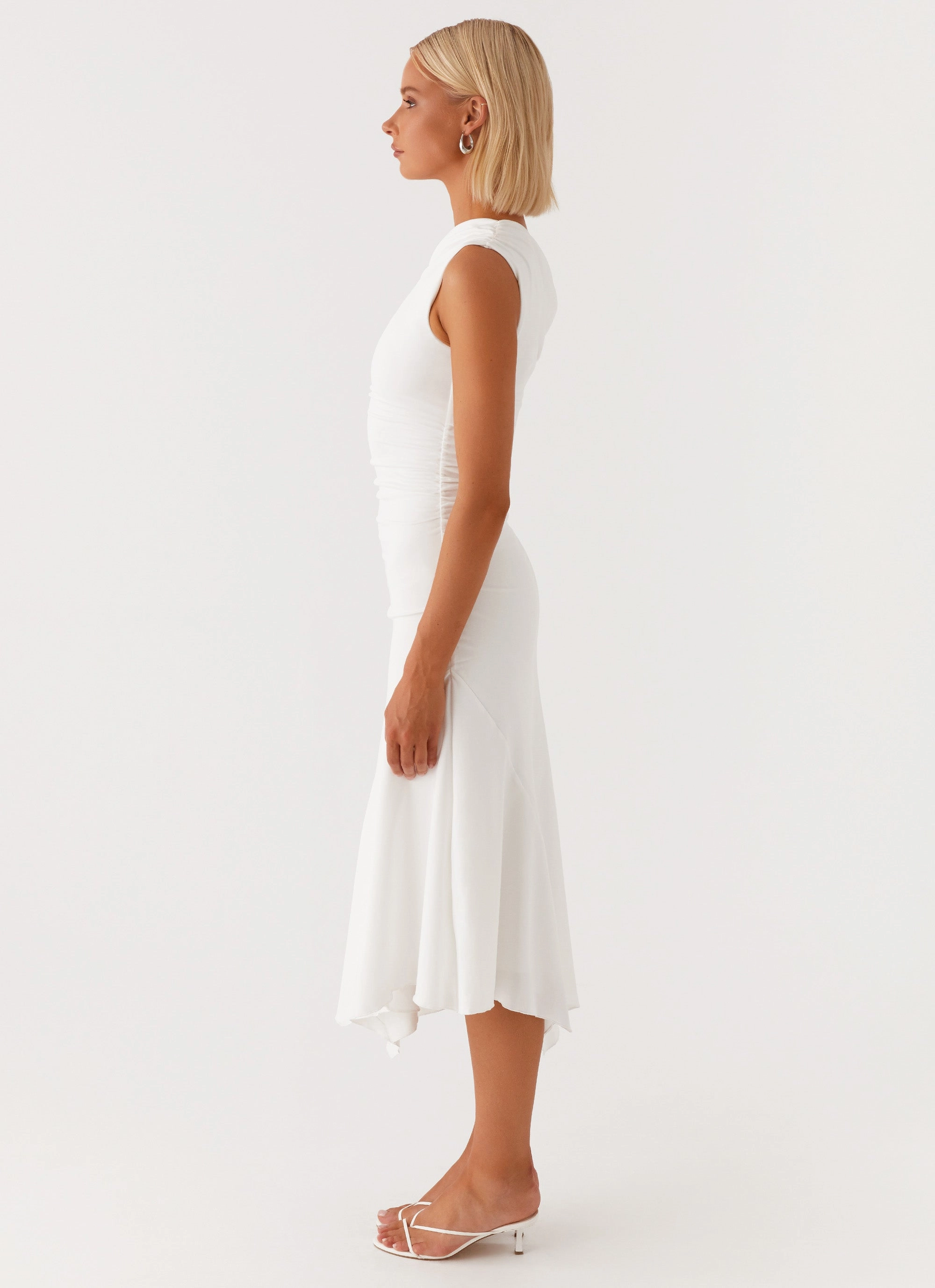 Air Comfort Perfect Layering Byron Midi Dress - White