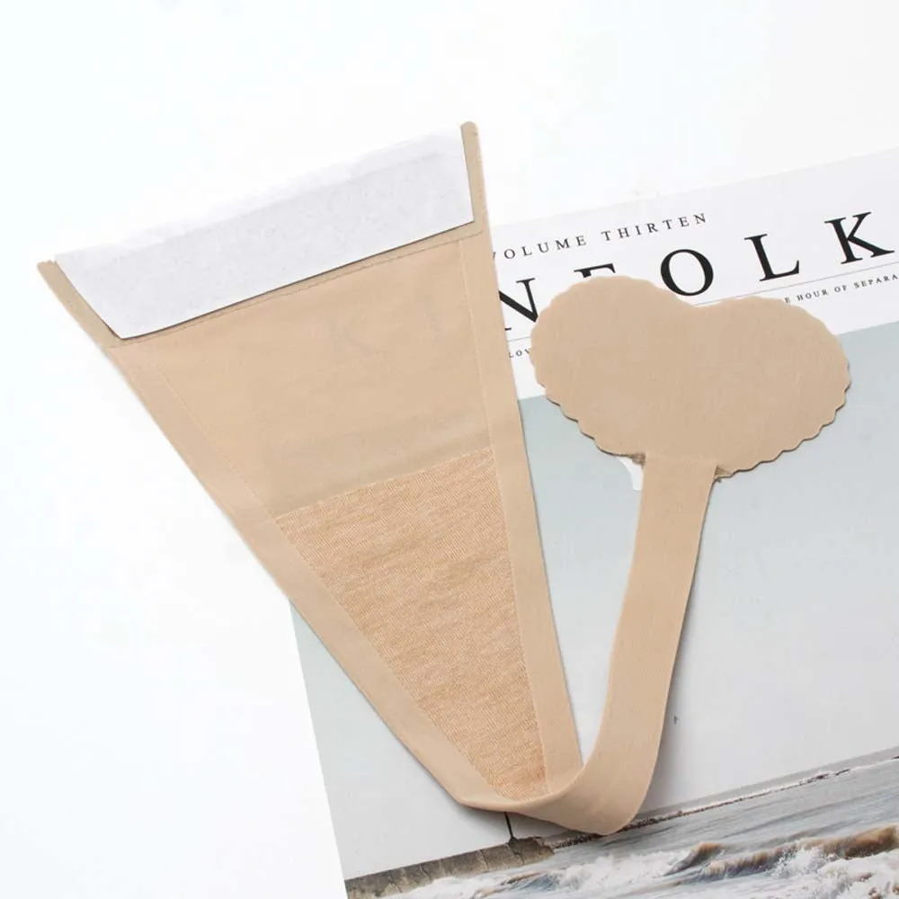 C Style Invisible Underwear No Panty Line Self Adhesive Strapless Thong C-string Thongs Panties Lingerie