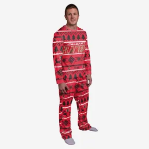Calgary Flames Family Holiday Pajamas