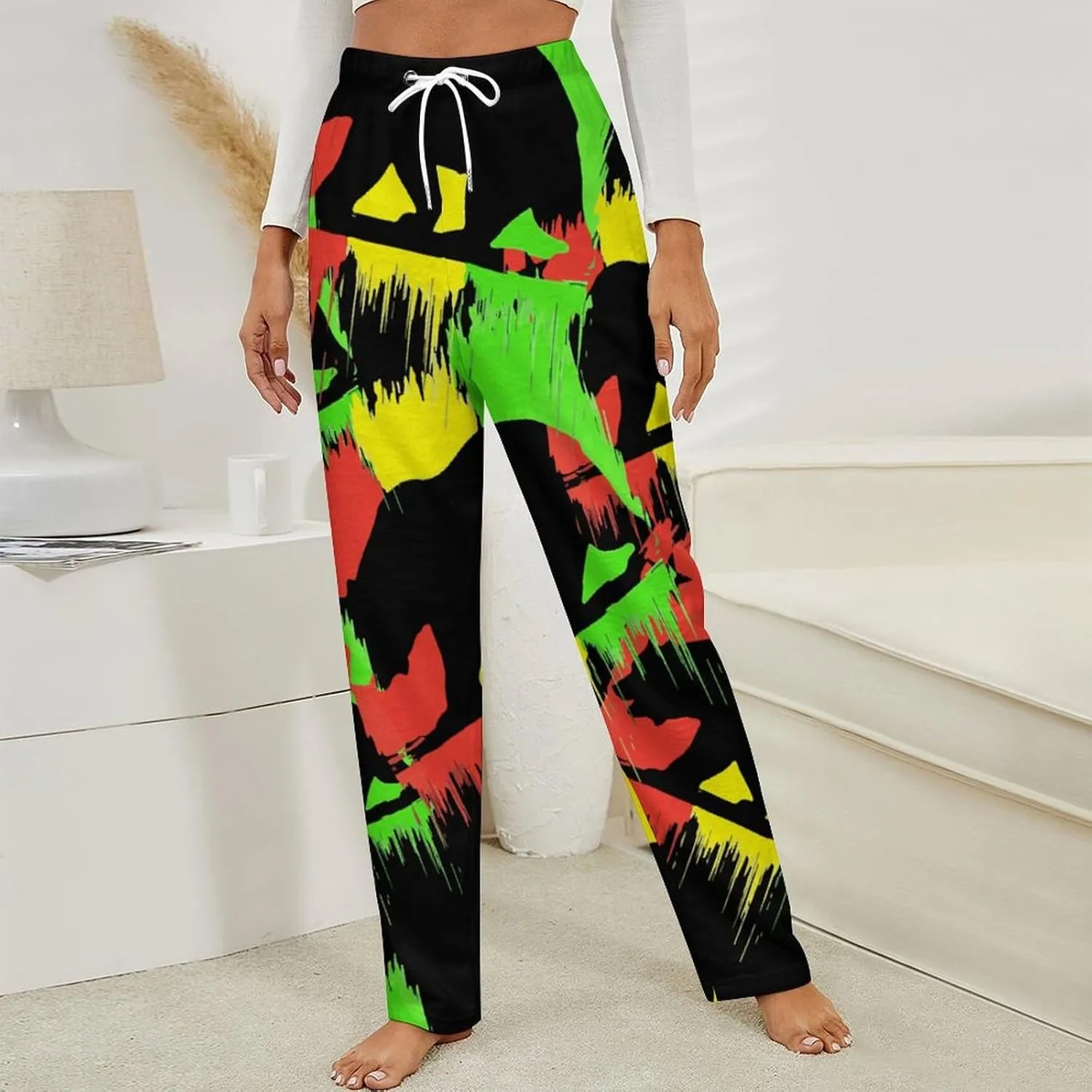 California Republic Women's Flannel Pajama Pants Fleece Lounge Sleep Bottoms PJ
