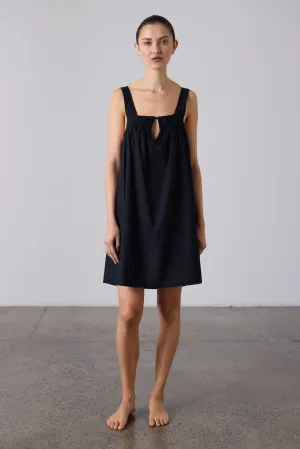 Camilla Camisole Nightgown - Black