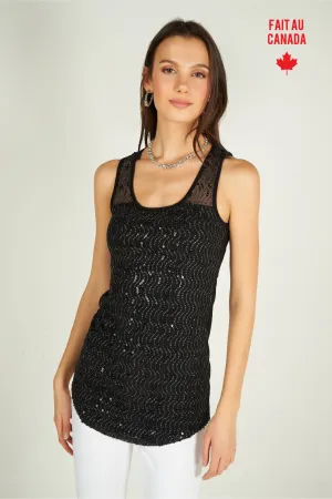 Camisole à paillettes - AMISU-125 - (R-A2)