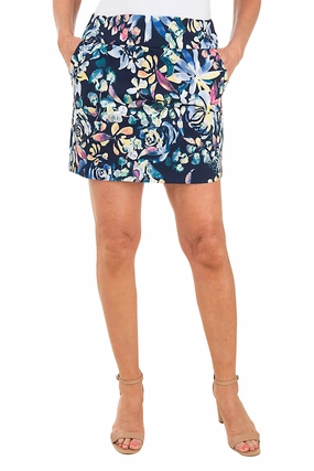 Rose Petals Pull-On Skort tank top Tailored Fit
