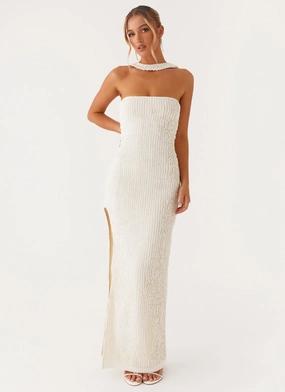 Stream Cut Sadie Maxi Dress - Ivory