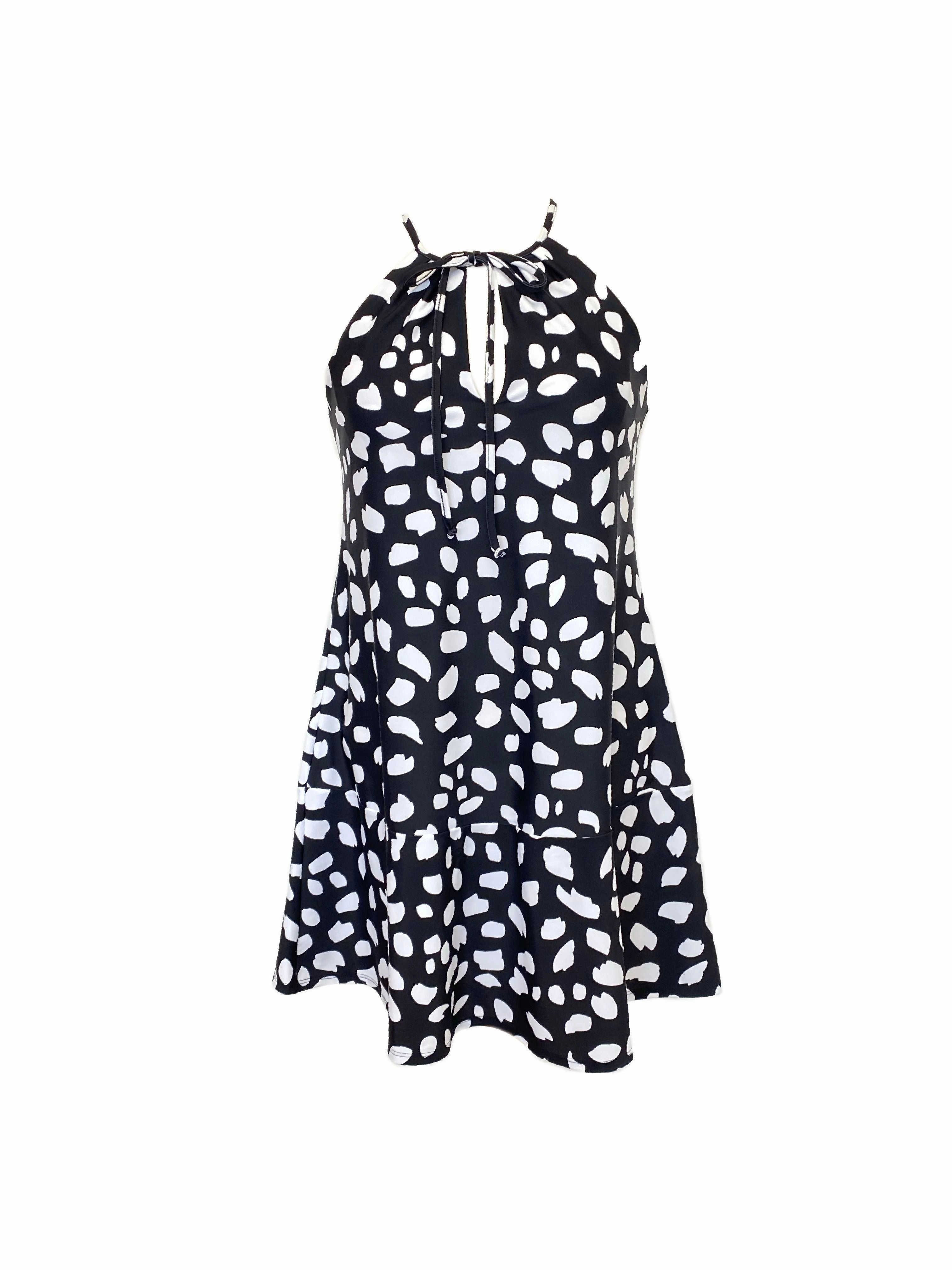 Cape May Dress Diana's Dot Black/White Form Fitting Underwire-Support