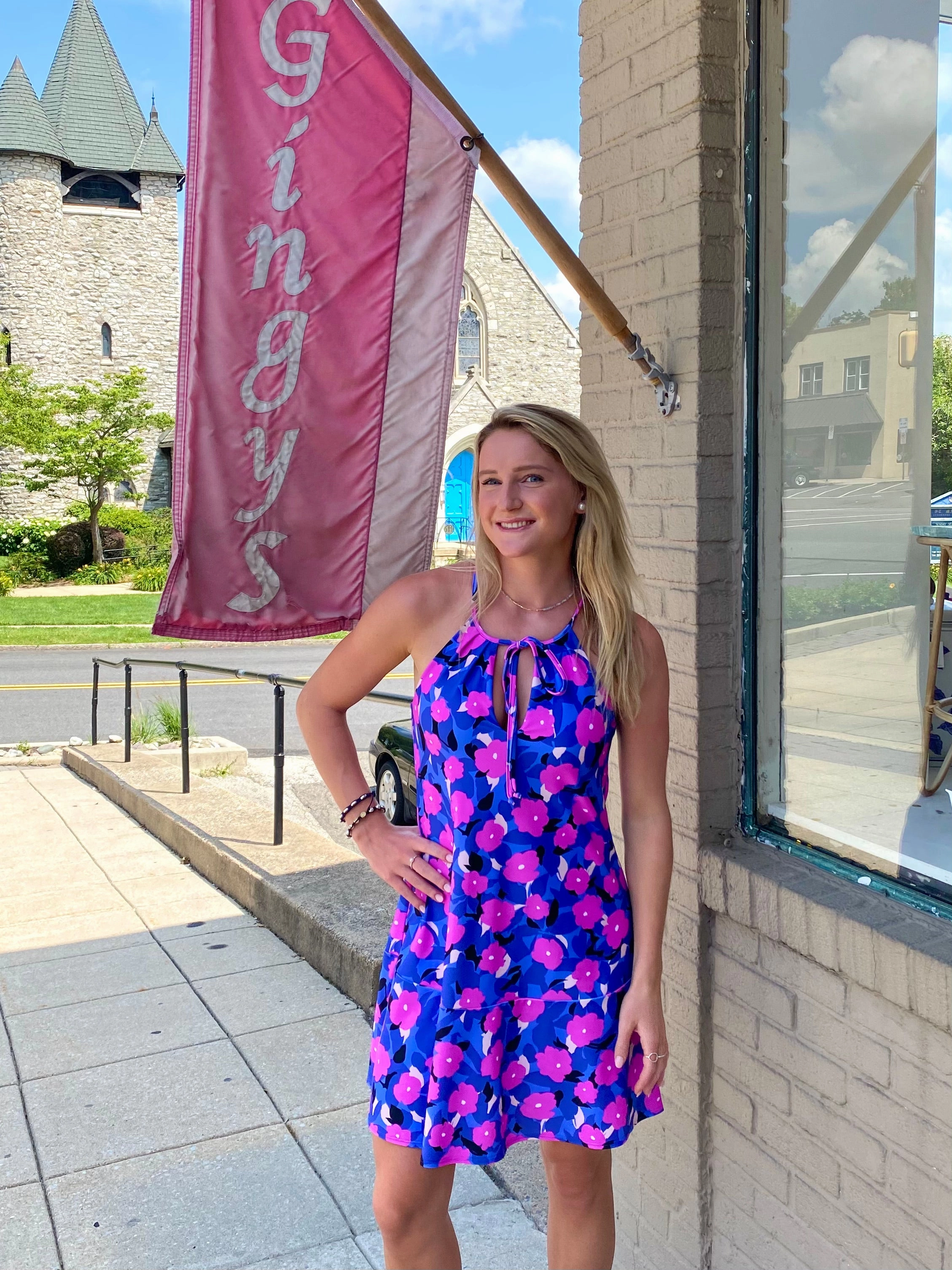 Cape May Dress Impatiens Airy Base Lounge Cut