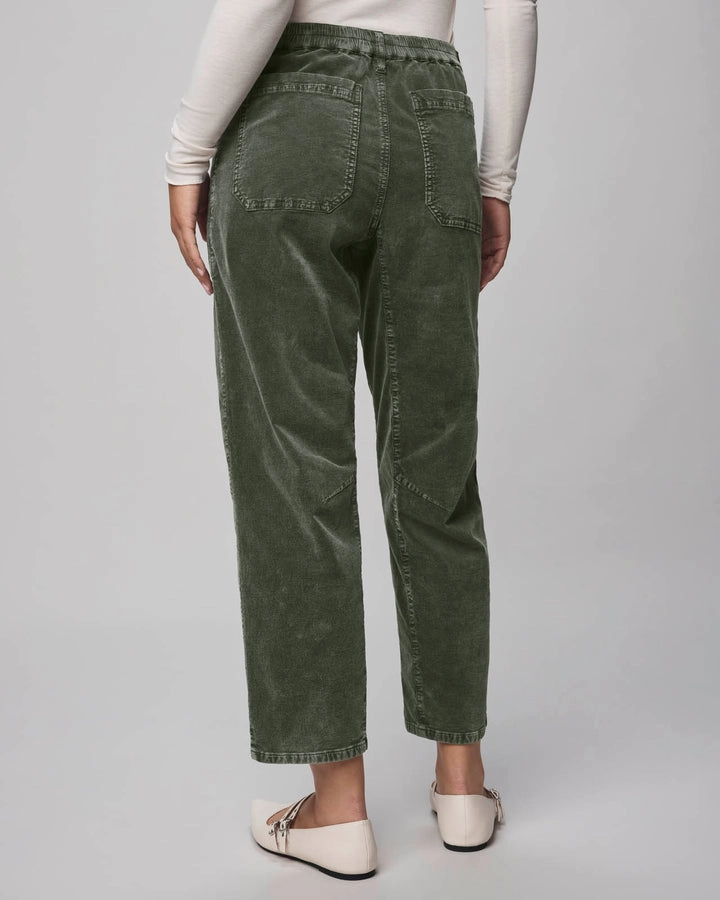 Chilly Comfort Carissa Corduroy Pant in Green Spruce