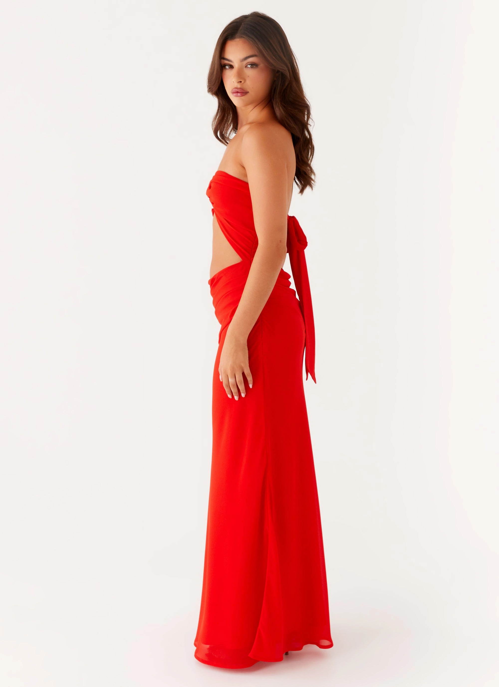 Carla Maxi Dress - Red Stylish day dress Urban Line