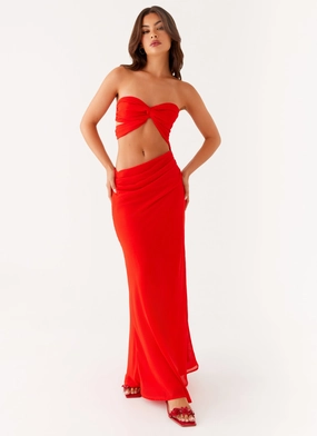 Carla Maxi Dress - Red City Friendly Fashion-Forward