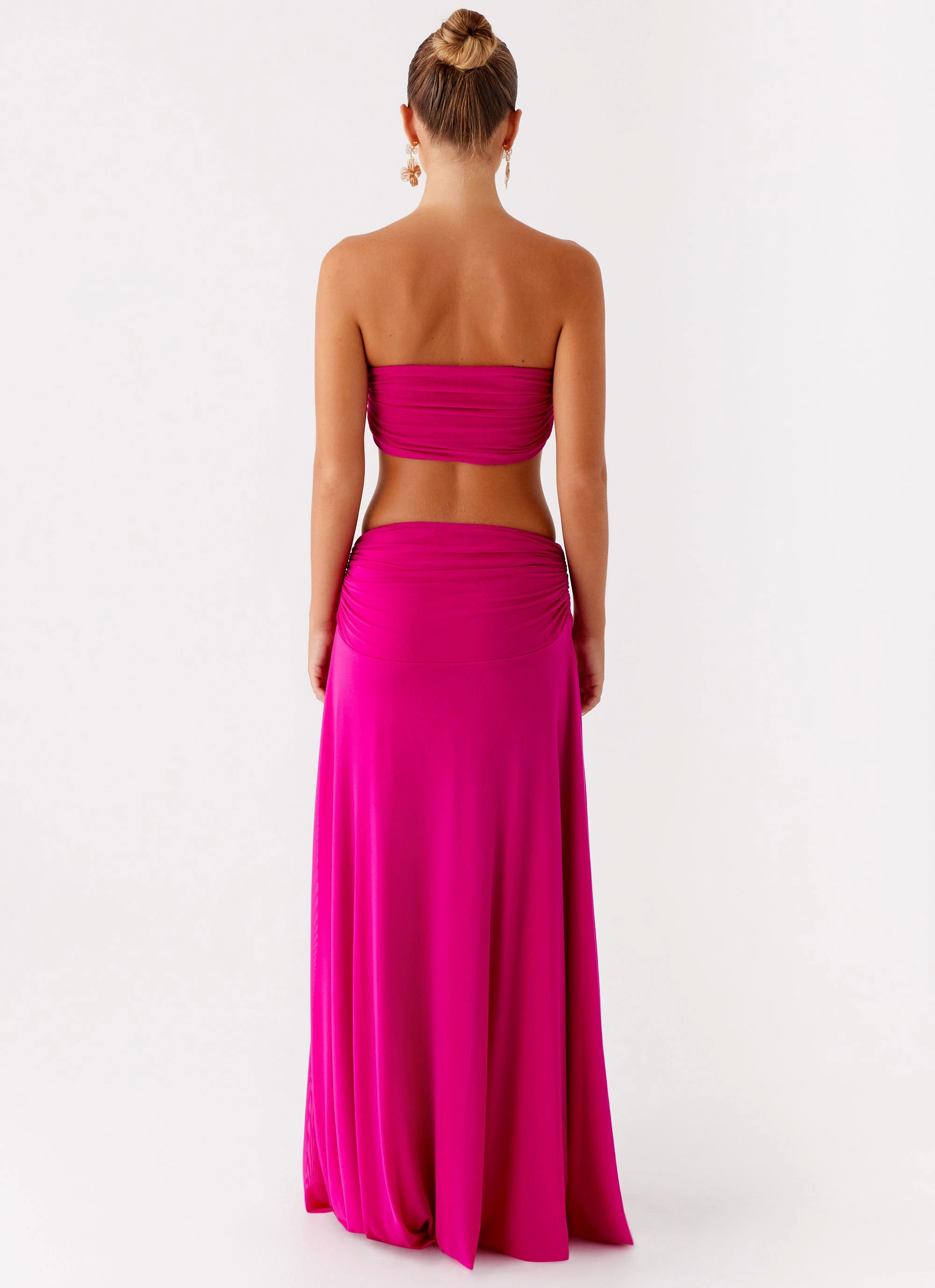 Carlene Maxi Dress - Fuchsia Flattering and Effortless