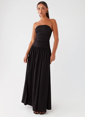 Carmel Maxi Dress - Black Daily Movement Layered Style