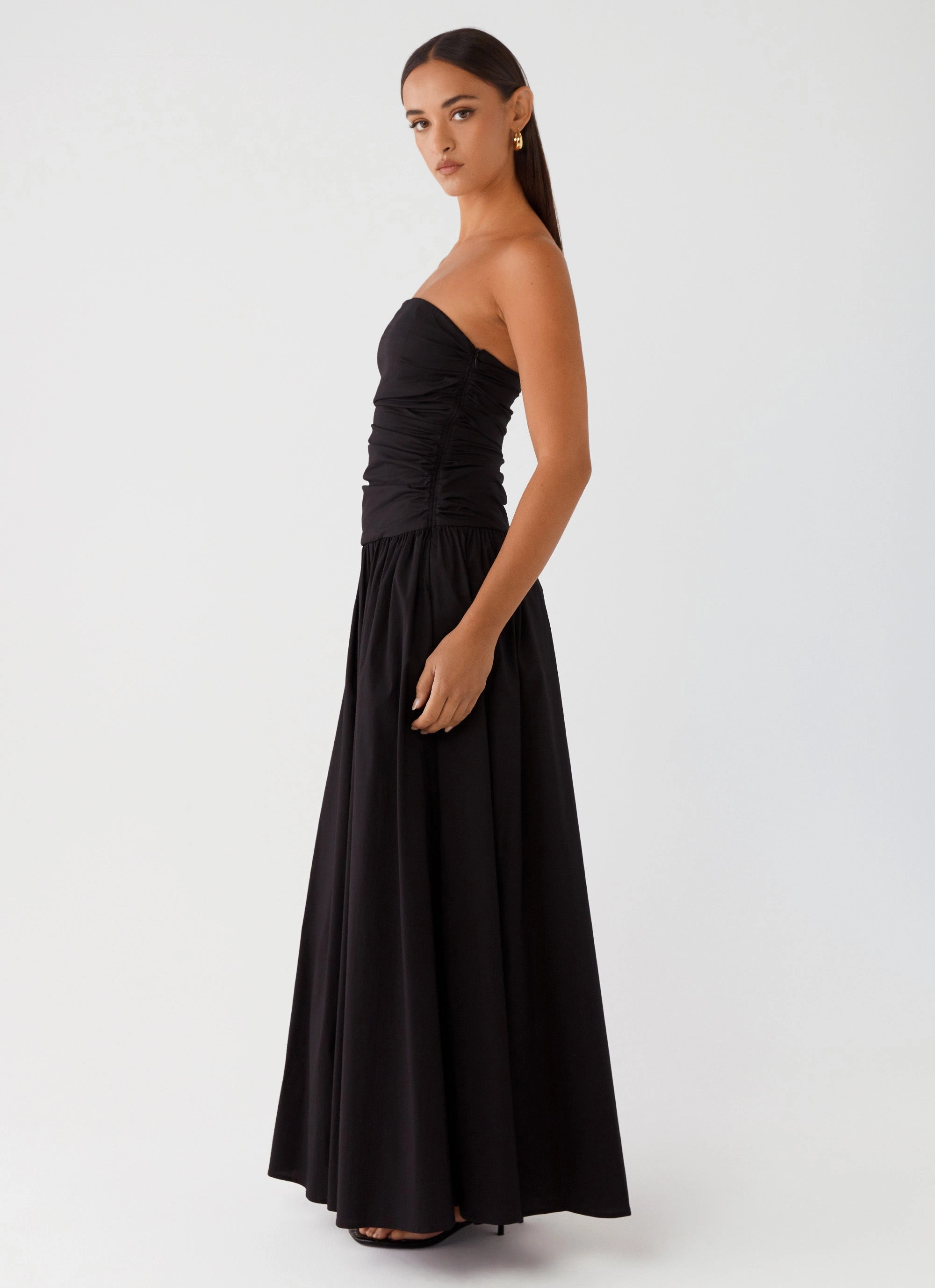 Carmel Maxi Dress - Black Peace View