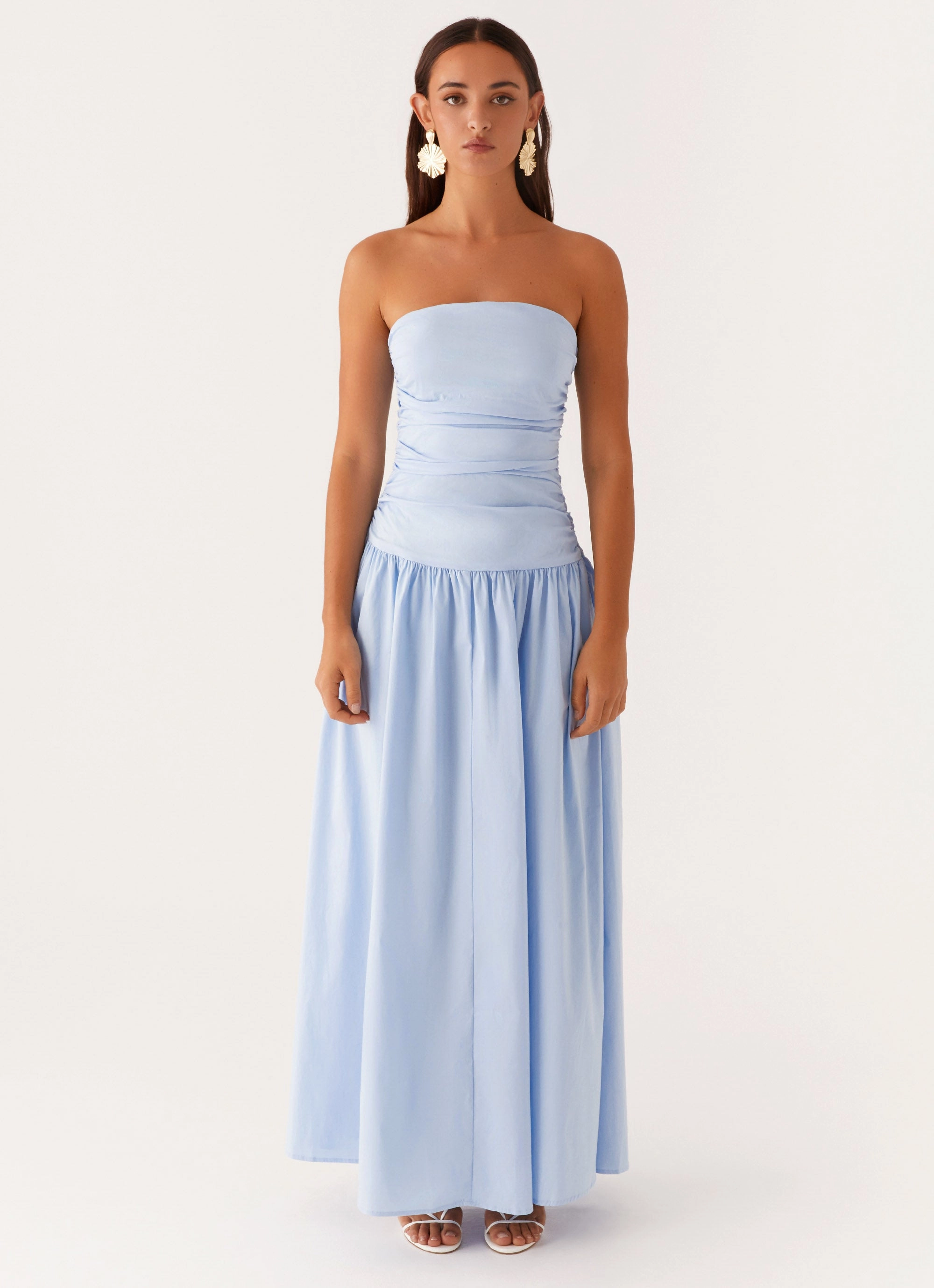 Modern Movement Carmel Maxi Dress - Blue
