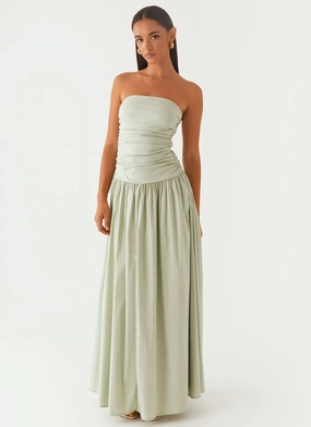 Carmel Maxi Dress - Sage Smooth Feel