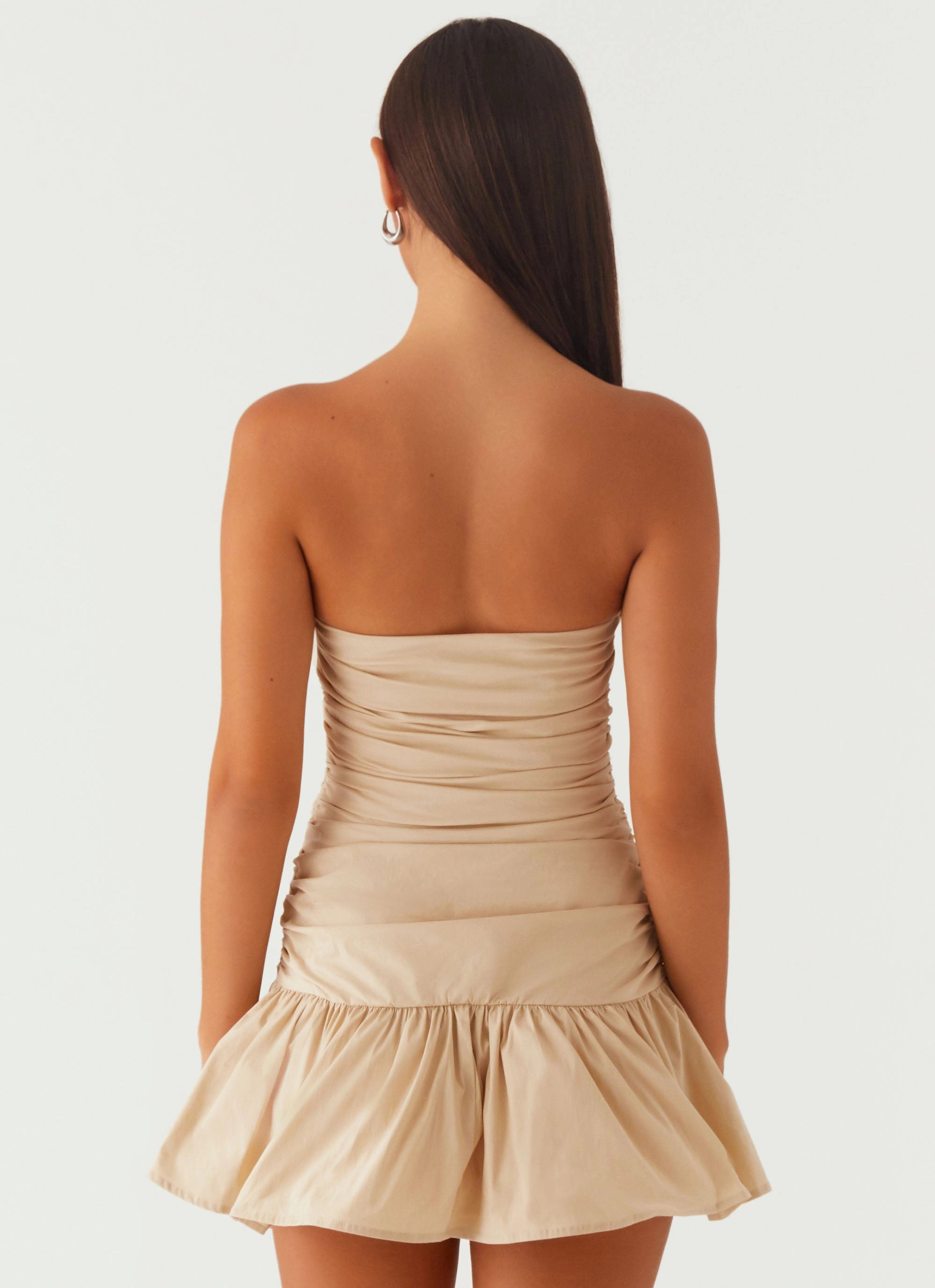 Carmel Mini Dress - Ivory Pure Aesthetic