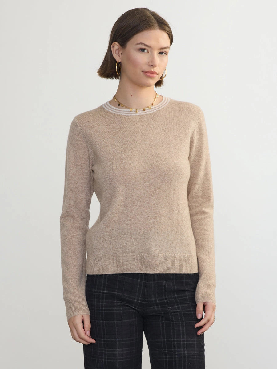 Stretch Comfort CASHMERE CREW