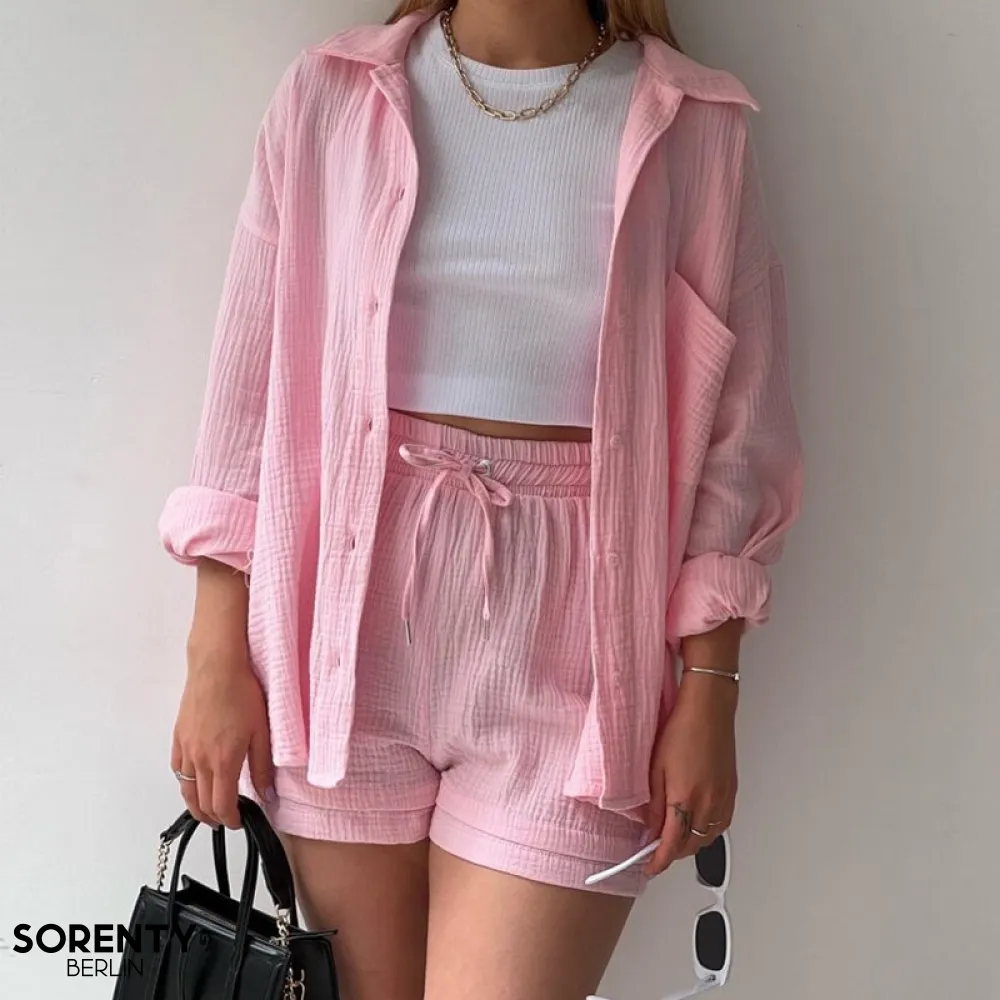 Casual Cotton Loungewear Set