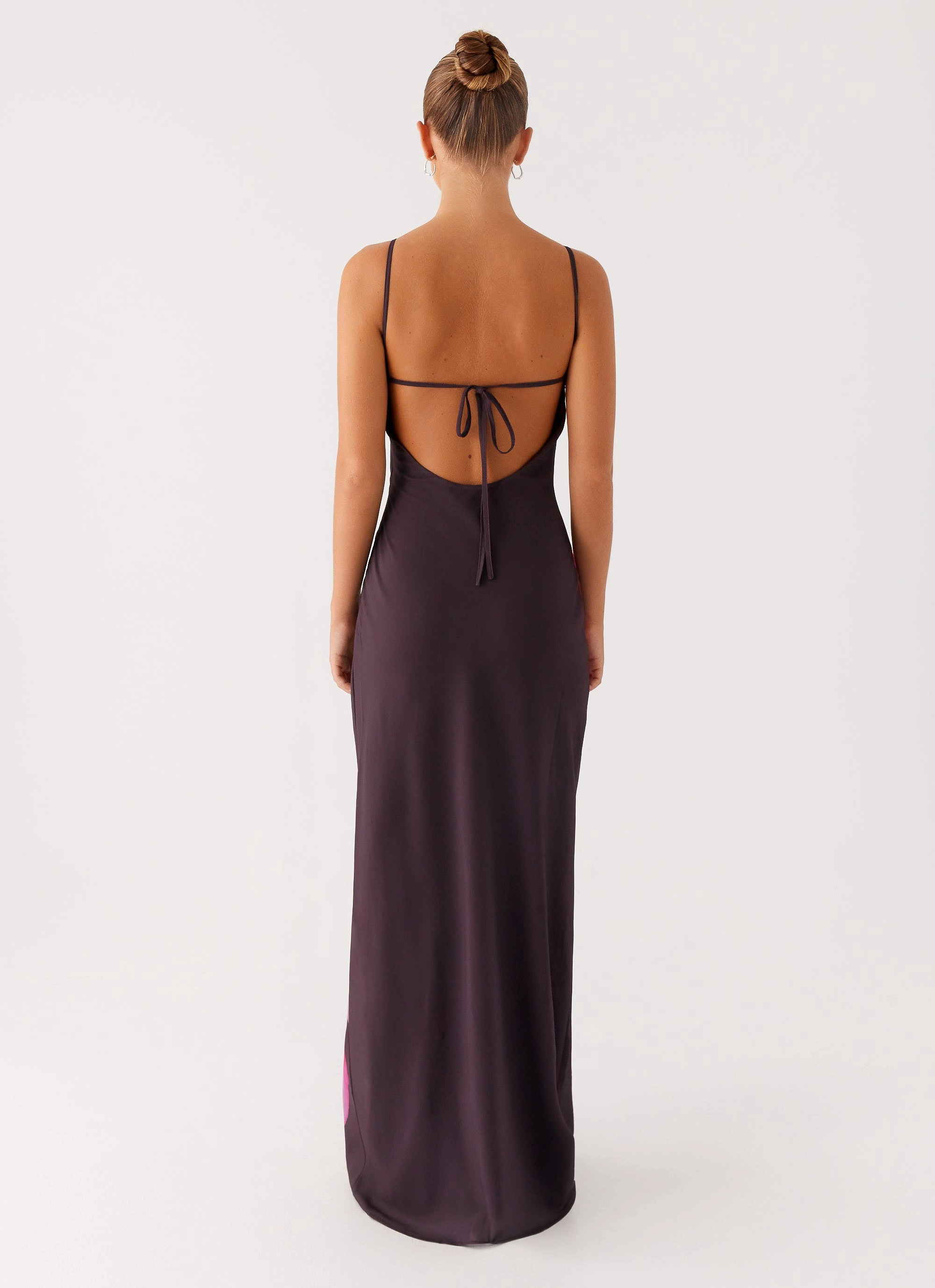 Griselda Maxi Dress - Dark Chocolate Underwire-Support Sweet Mood