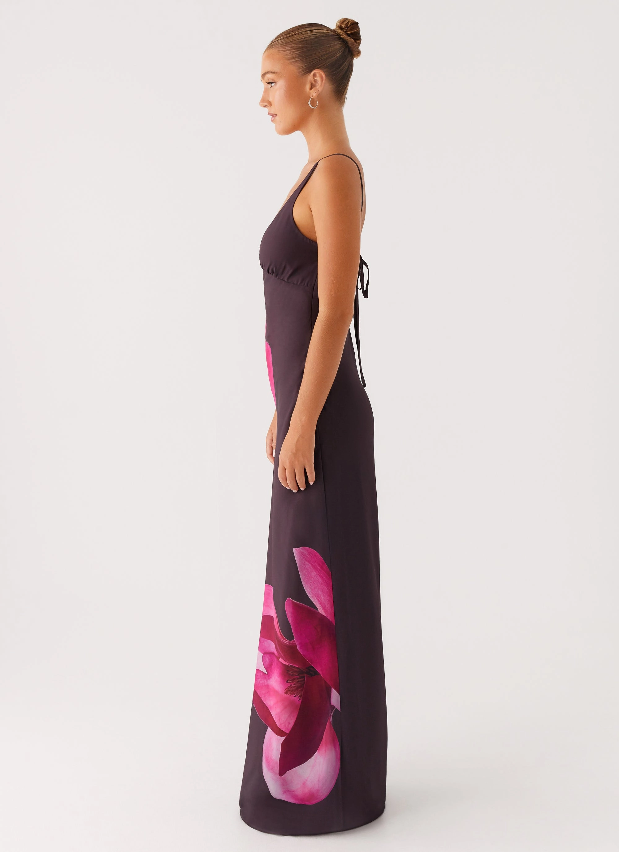 Griselda Maxi Dress - Dark Chocolate Trendy Piece