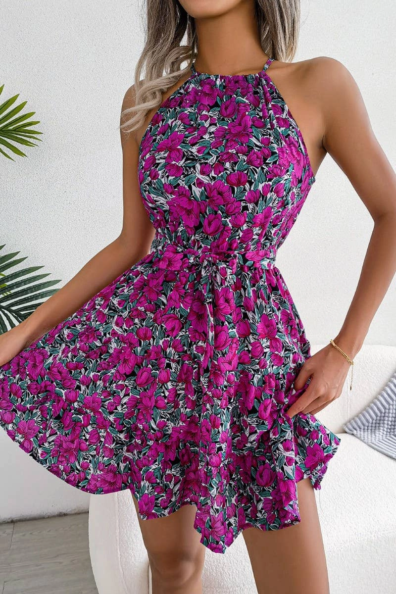 CASUAL FLOUNCY LARGE FLORAL DRESS_CWDSD2531 Timeless elegance Romantic Soft