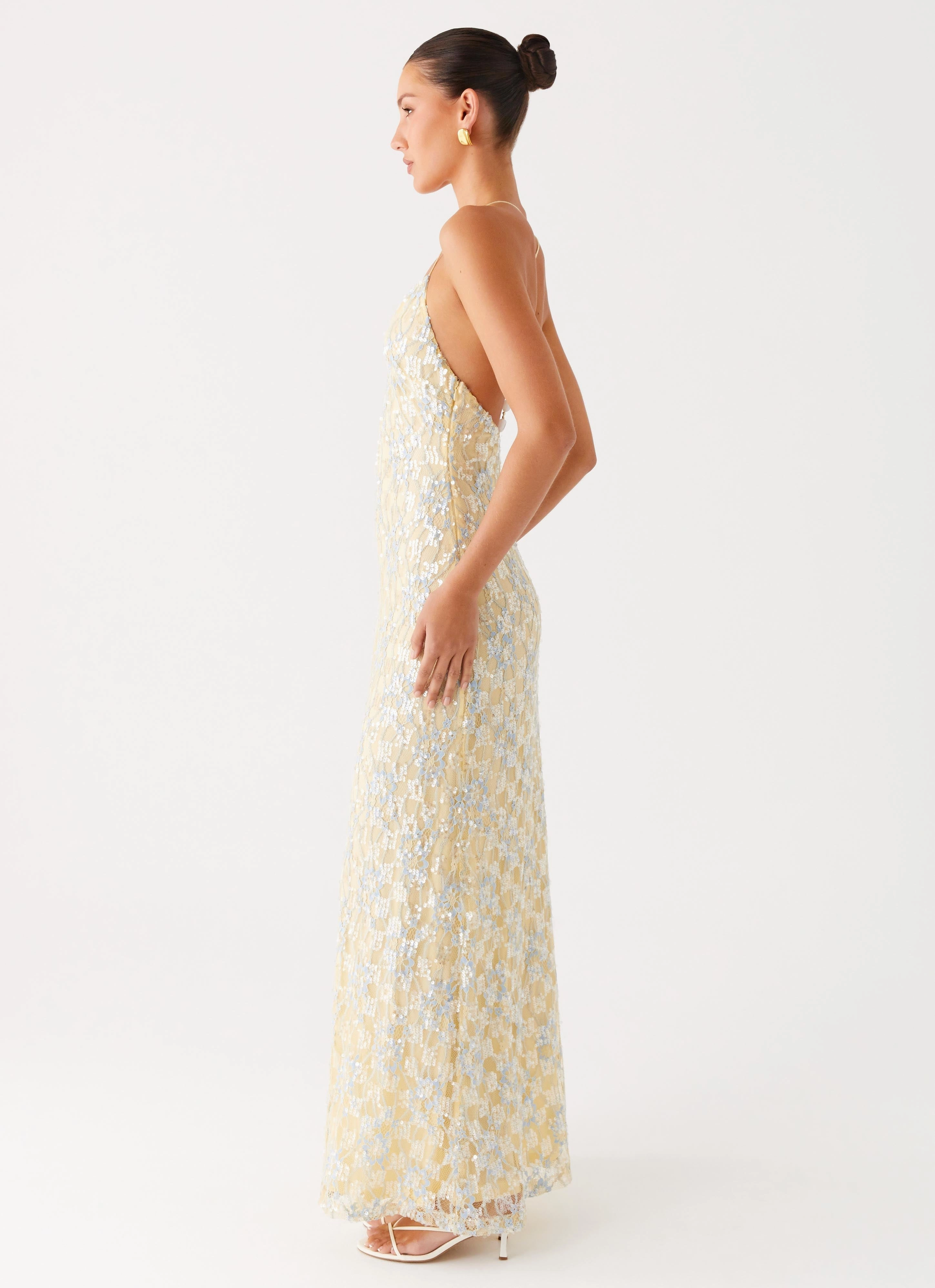 Truly Mine Maxi Dress - Yellow Smart Design