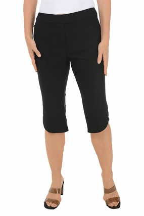 Sweat Wicking Lining Cool Weather Button Hem Flatten It Clamdigger Pant
