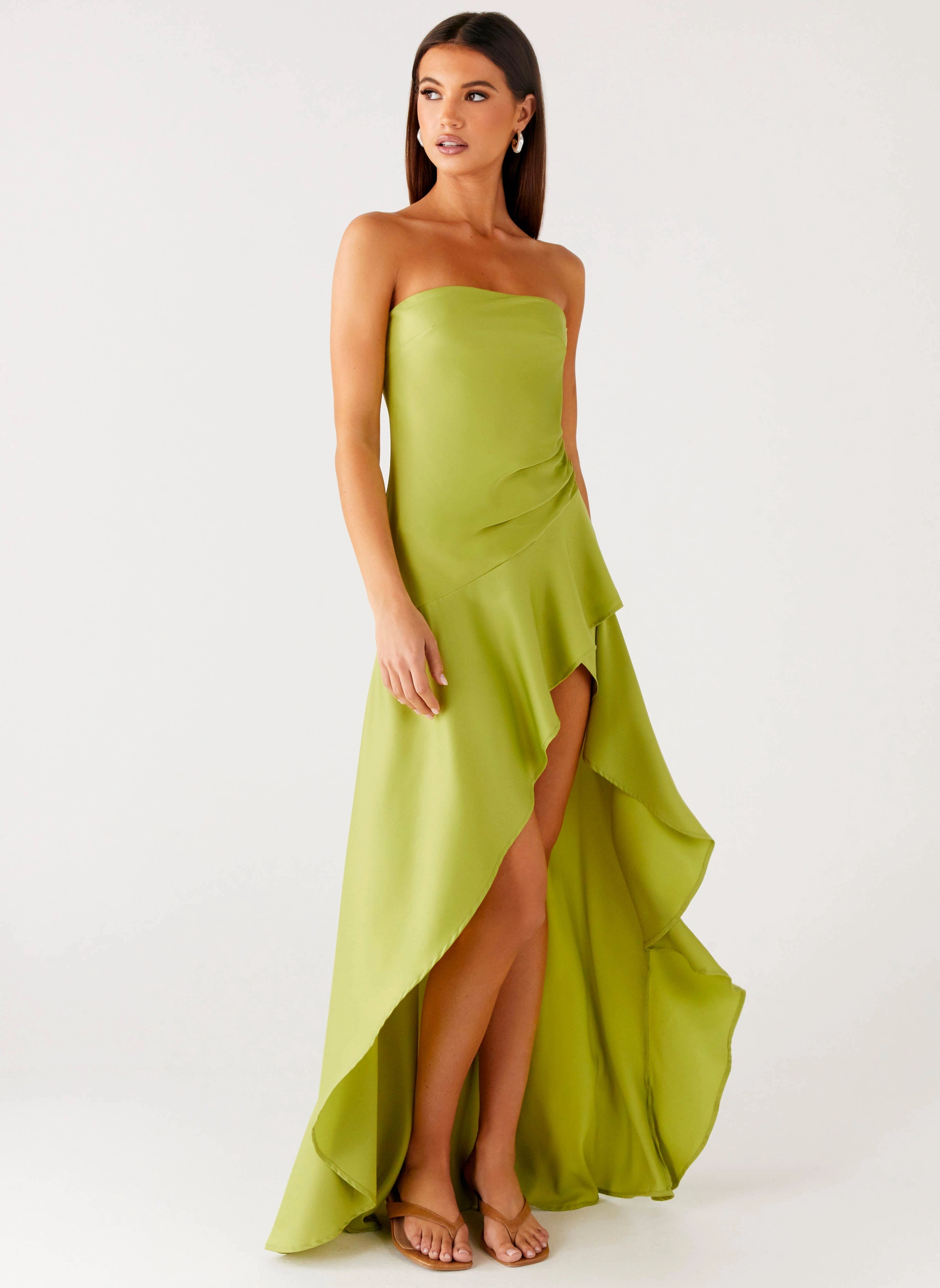 Style Ease Soft and Chic Bodie Maxi Dress - Lime