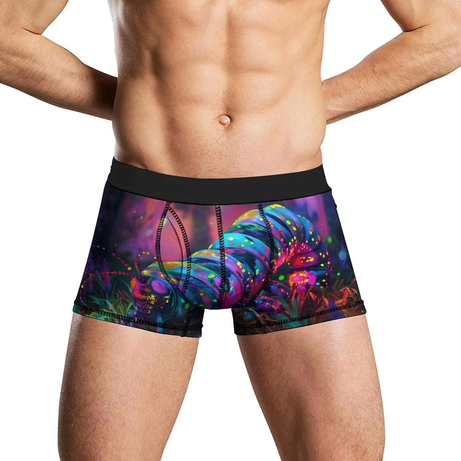 Caterpillar Men's Underwear Soft Boxer Briefs Breathable Trunks with Waistband