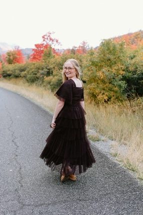 Celeste Dress Chic formal attire Stretchable