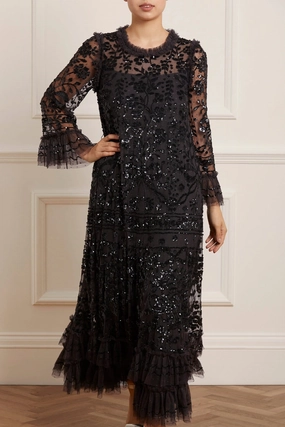 Comfy and Relaxed Celia Long Sleeve Ankle Gown