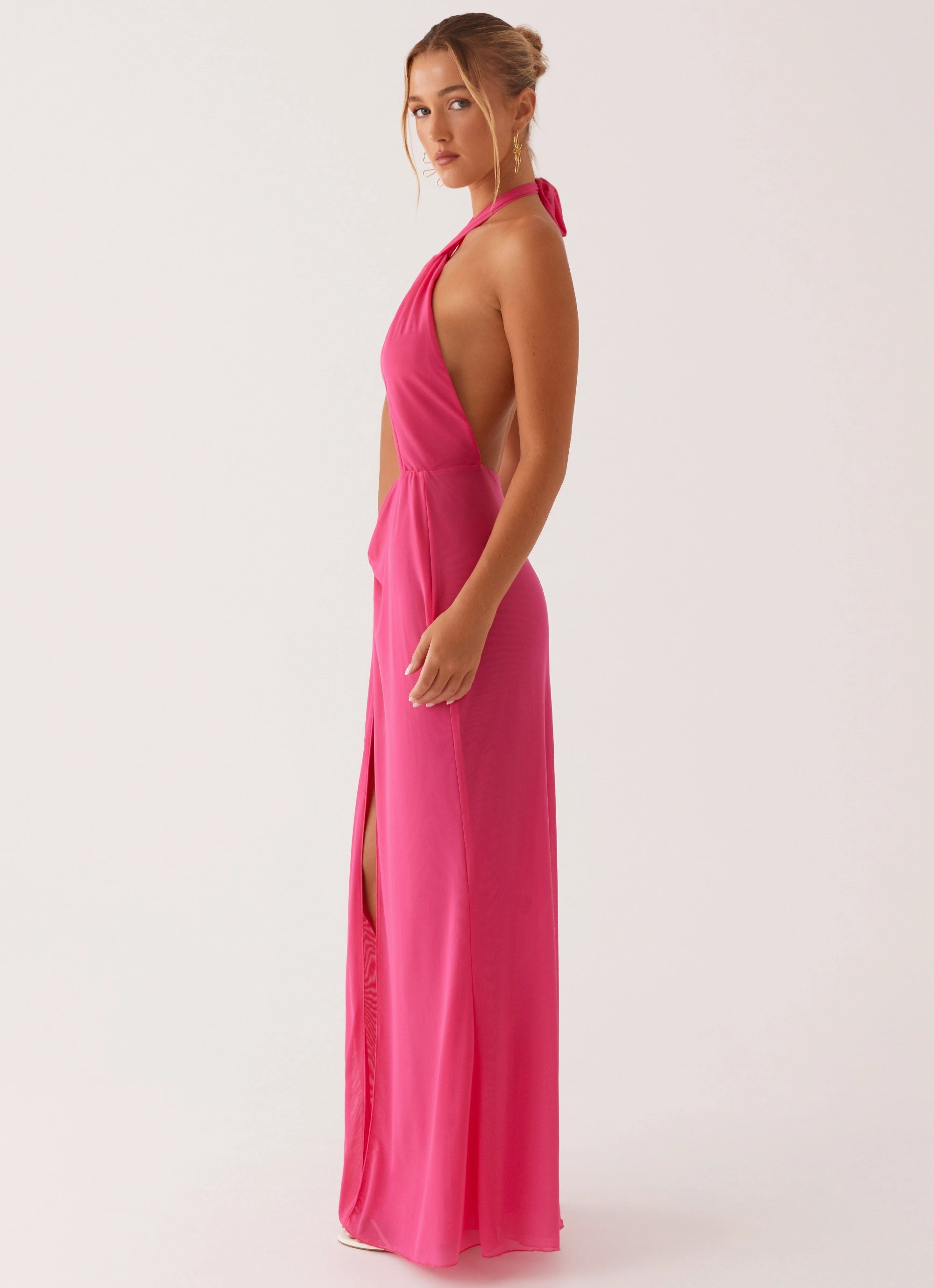 Airy Weave Flow Ready Centre Stage Maxi Dress - Pink