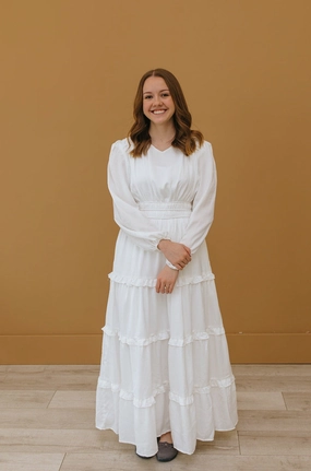 Violet Temple Dress City Flow Feminine full-length gown
