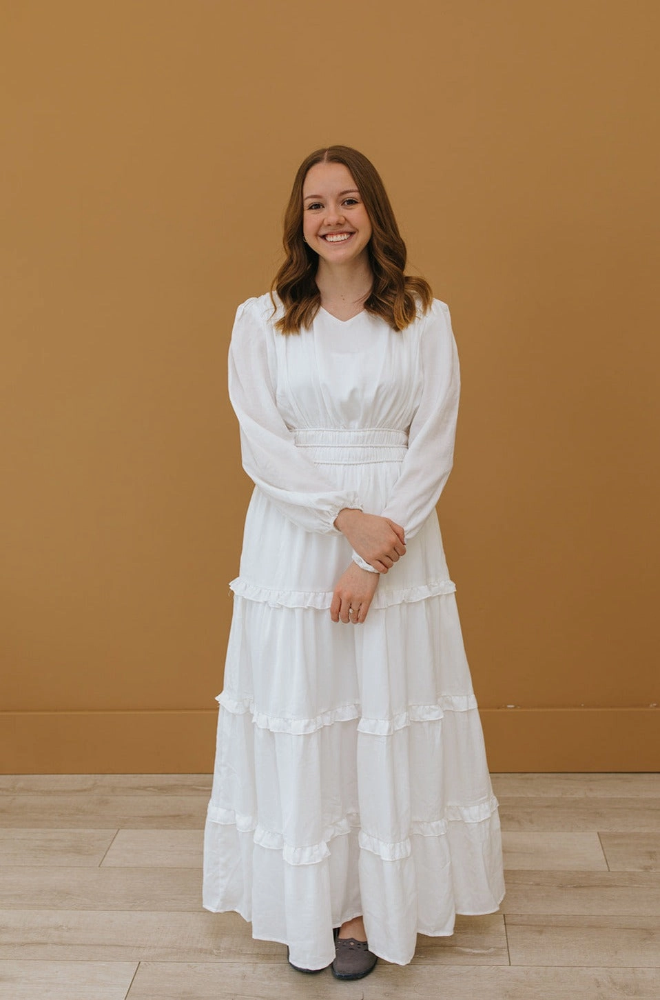 Violet Temple Dress City Flow Feminine full-length gown