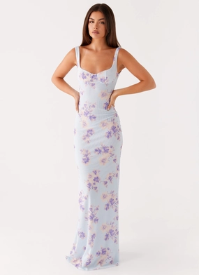 Charity Maxi Dress - Print Relax Motion Natural Layers