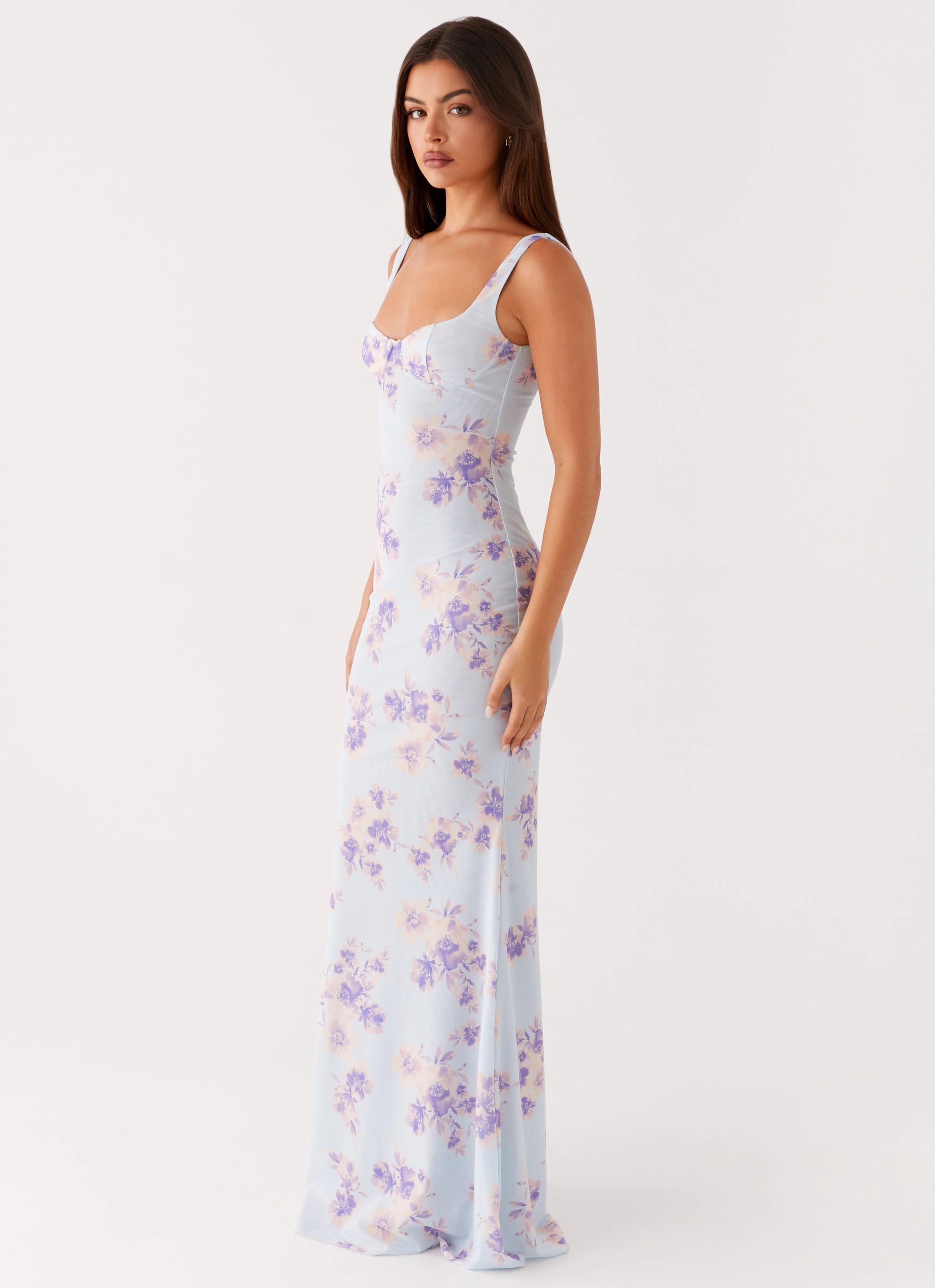 Bold Cut Skin Touch Charity Maxi Dress - Print