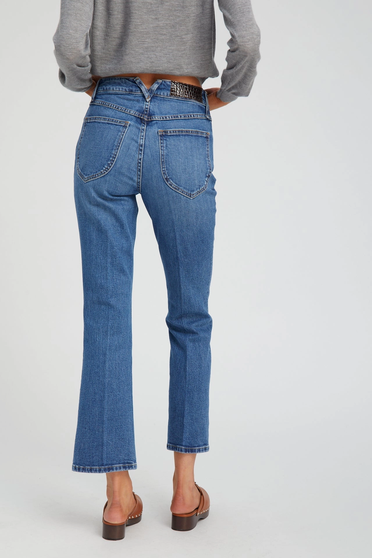 Charlotte Ankle Flare Denim Casual Performance Wear Easy Travel