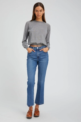 Hygienic Coating Charlotte Ankle Flare Denim