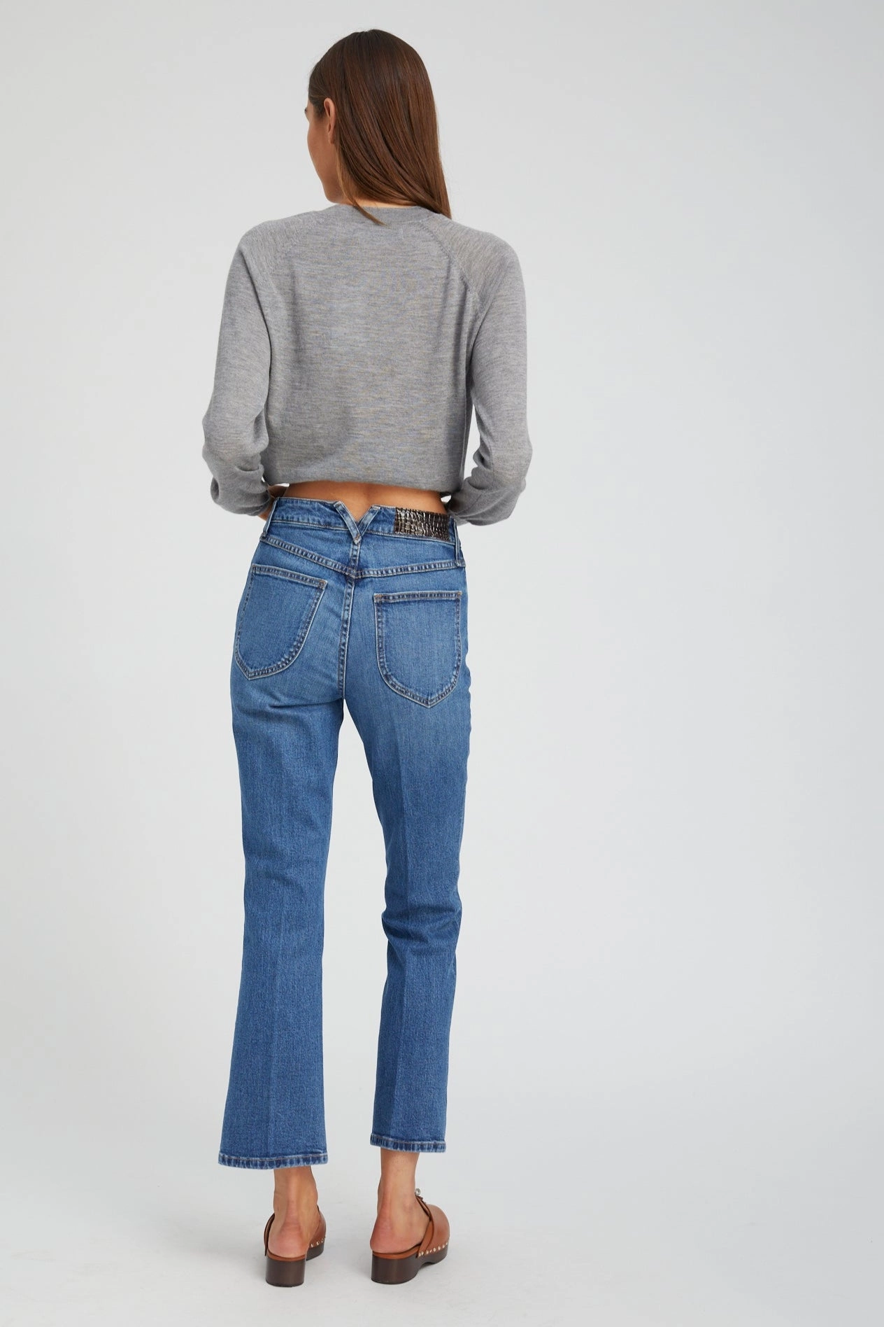 Charlotte Ankle Flare Denim Anti Friction Lining