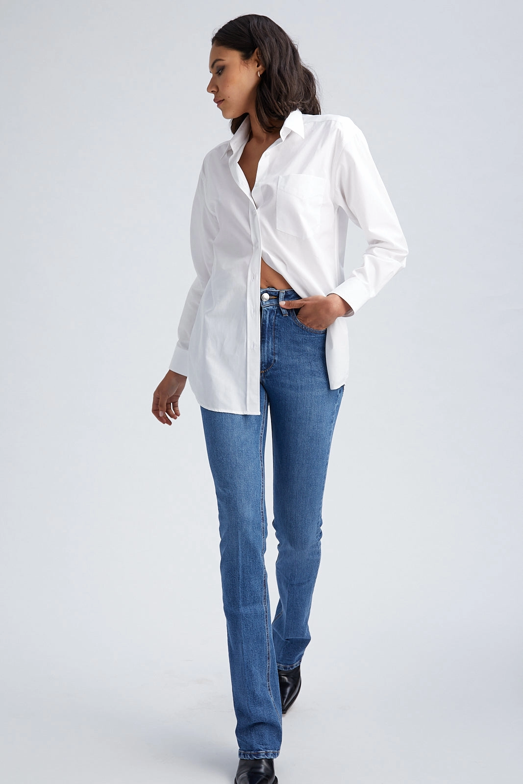 Charlotte Micro Flare Denim Timeless Appeal