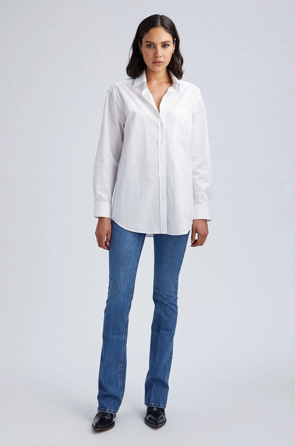 All Day Use NonChafingLegs Charlotte Micro Flare Denim