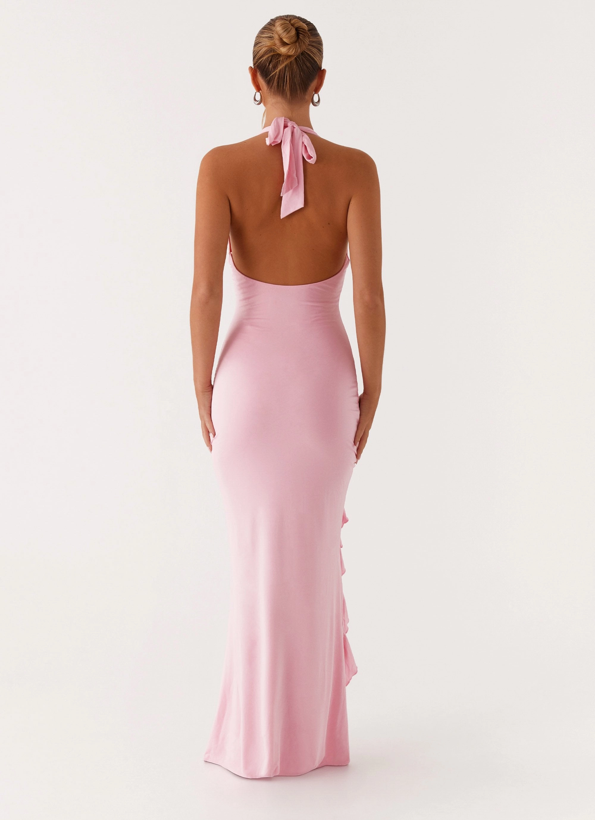 Charmed By You Maxi Dress - Pink Free Shape