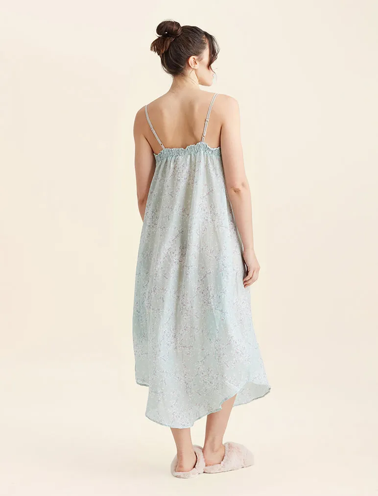 Cheri Blossom Lace Front Maxi Nightie