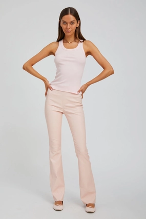 Breathable knit Ballet Leather Micro Flare