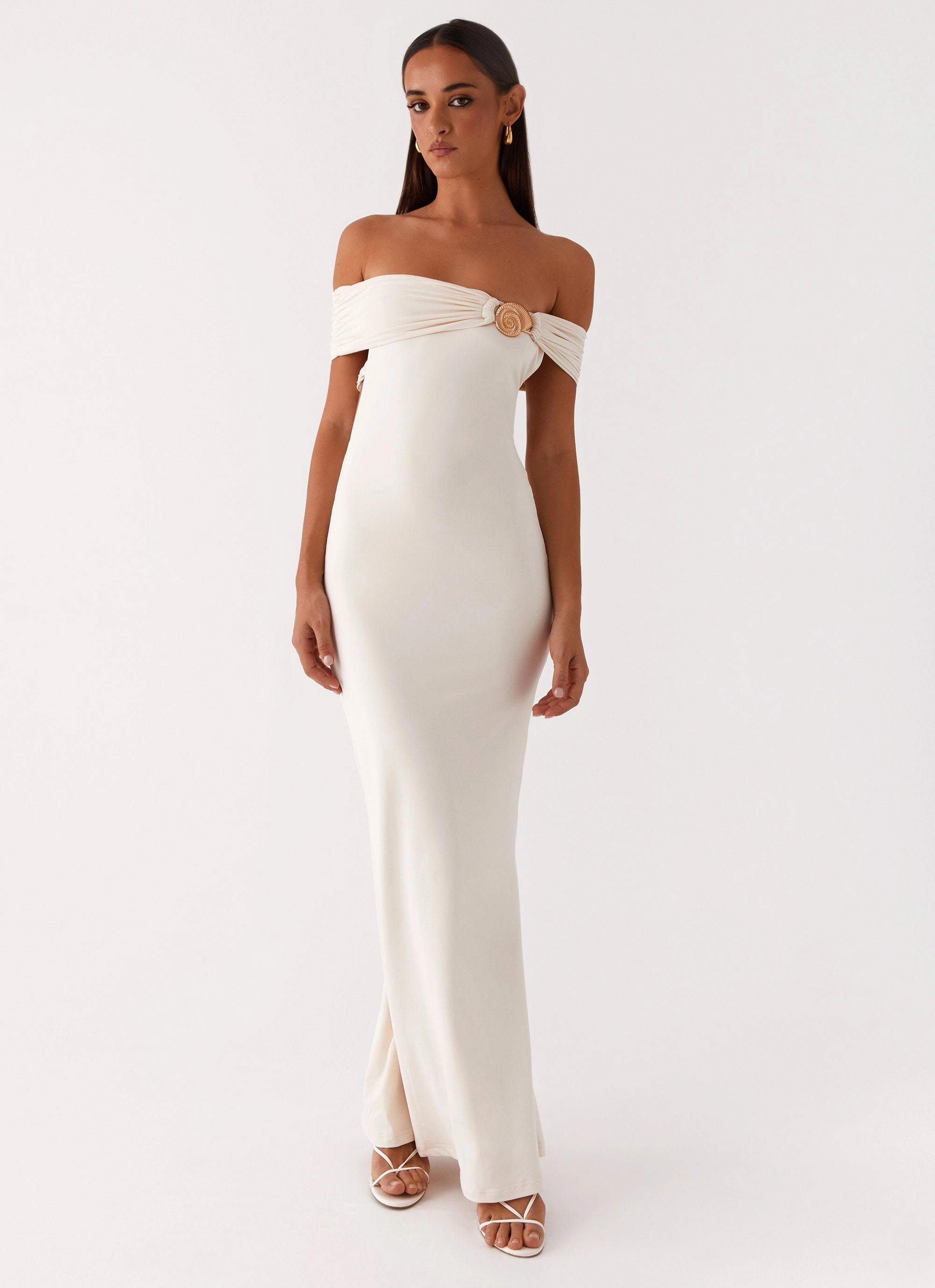 Illusion Maxi Dress - Ivory Urban Light
