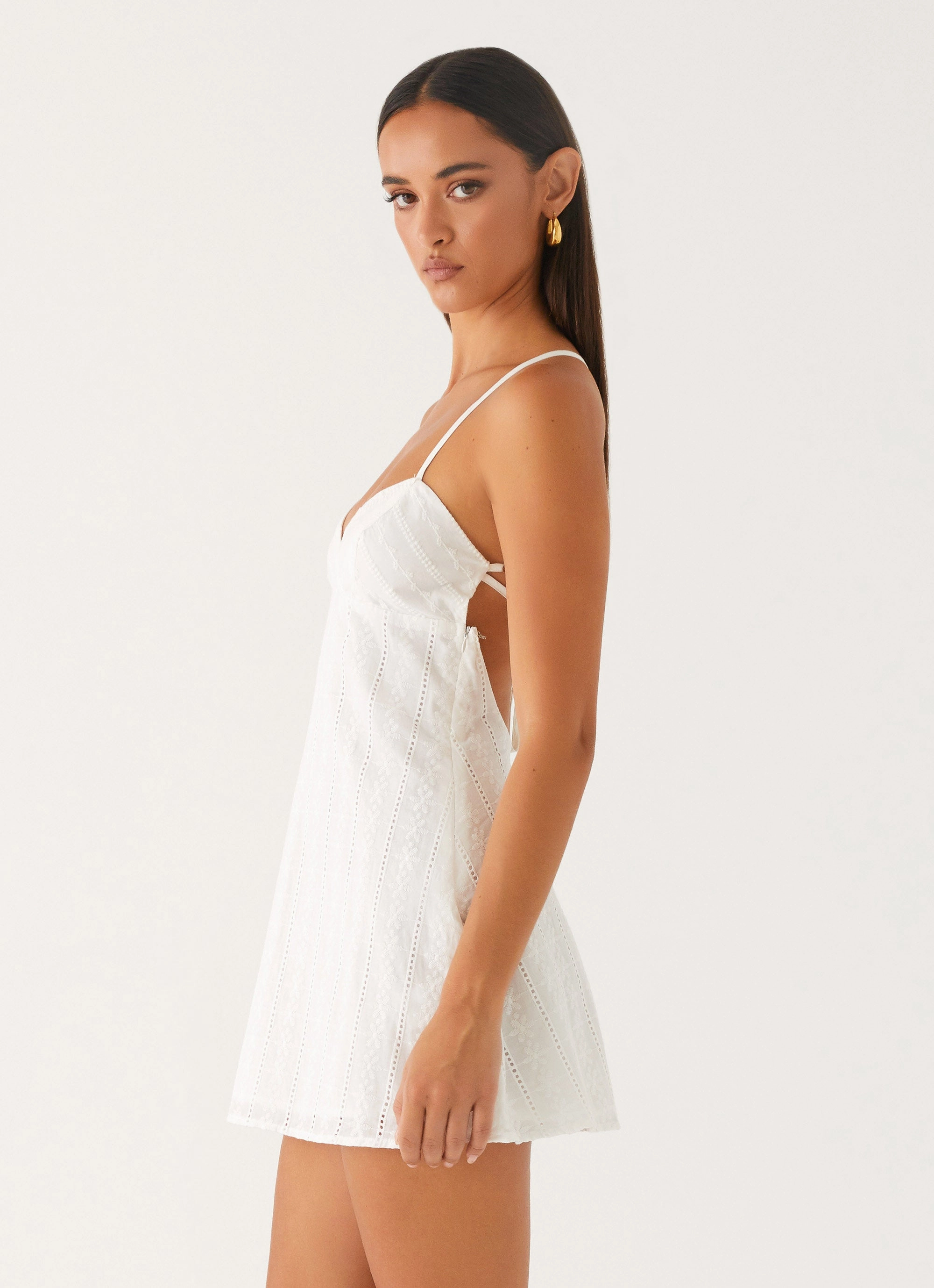Elegant Charm Smart Tailoring Inara Mini Dress - Ivory